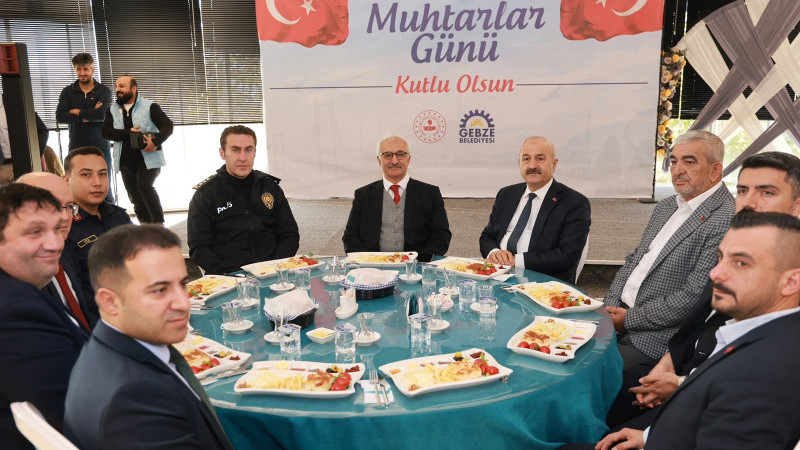 Gebze’de Muhtarlar Günü Buluşması