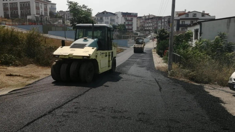 Gebze’nin Mahallelerinde  Sıcak asfalt Çalışmaları