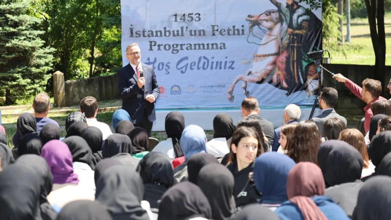 Gebze Hünkar Çayırı'nda İstanbul fethine anma