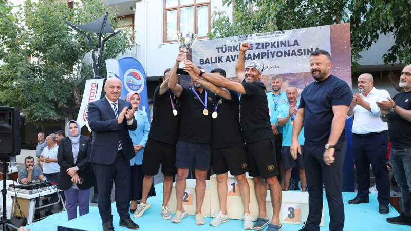 Darıca’da Zıpkınla Balık Avı Türkiye Şampiyonası düzenlendi