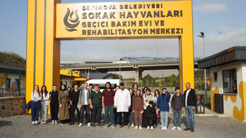 Gençlik Merkezi öğrencileri, Sokak Hayvanları Bakım Evi’ni gezdi