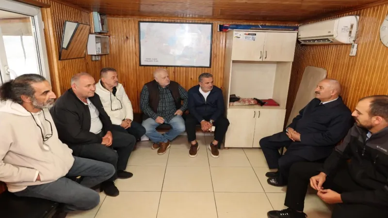 Başkan Büyükgöz yeni haftaya taksicilerle başladı