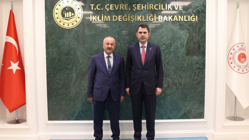 Başkan Büyükgöz’den Bakan Kurum’a Ziyaret