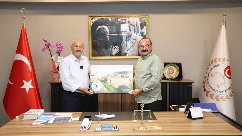 Başkan Büyükgöz’den Pazarcılar Odasına Ziyaret