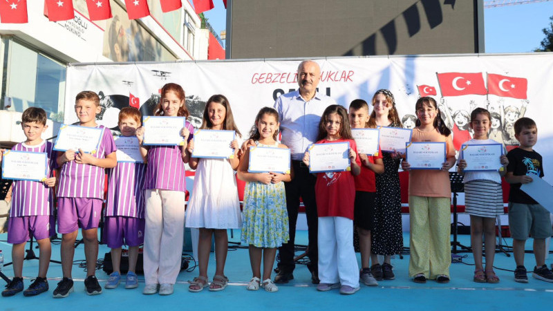 Gebze Belediyesi Yaz Spor Okulları Kapanış Programı Yapıldı