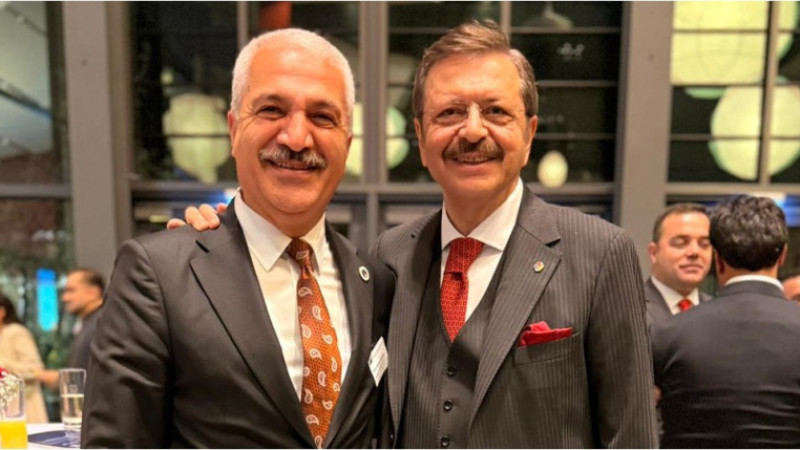 GTO Başkanı Aslantaş, TOBB Başkanı M. Rifat Hisarcıklıoğlu ile Almanya'da