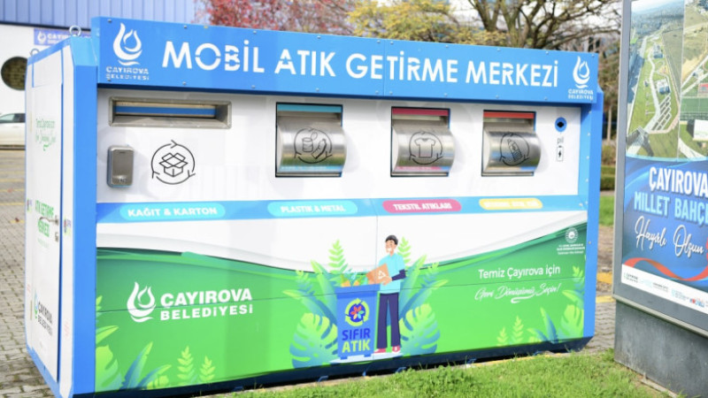 Çayırova’da 4 yeni noktaya atık getirme merkezi