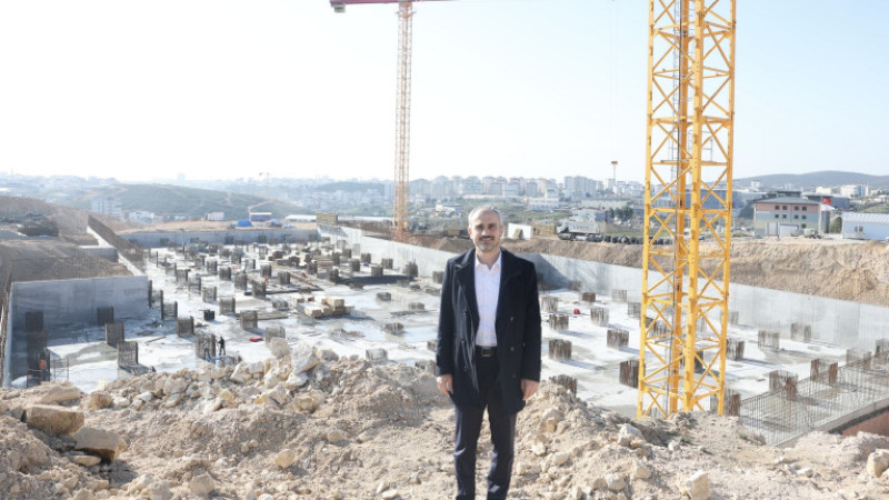 Başkan Çiftçi, “Hastane inşaatı hızla devam ediyor”