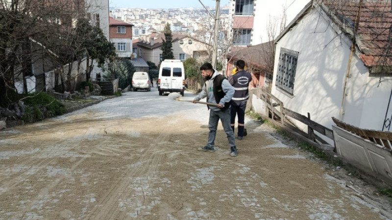 Gebze’de Parke ve Bordür Çalışması