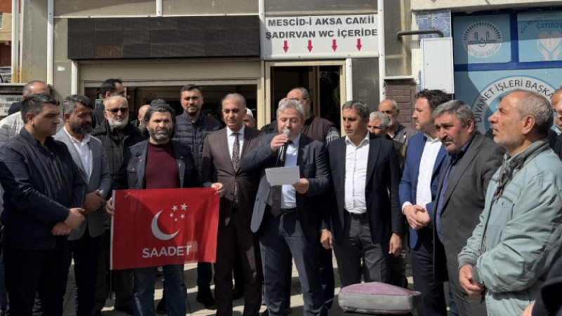Saadet Partisi Çayırova’dan Zulme Lanet Haykırışı!