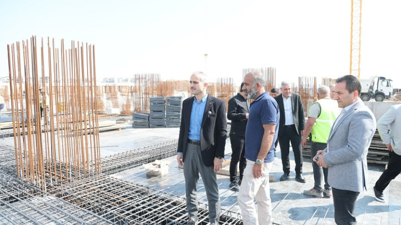 Başkan Çiftçi, “Hastanemizin inşaatı hızla devam ediyor”