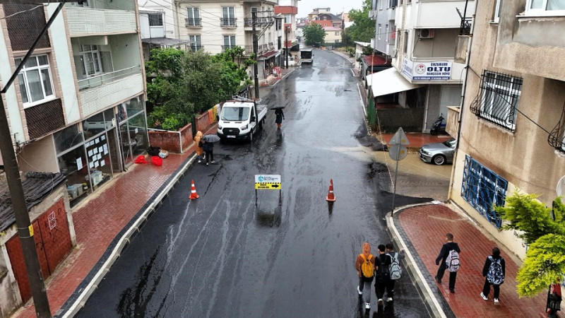 Darıca Mevlana Caddesi’nde üstyapı tamam