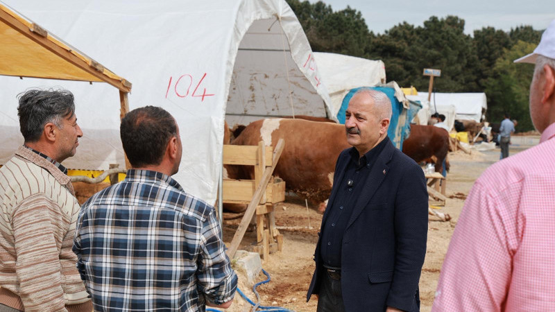 Başkan Büyükgöz Kurban Pazarı Hazırlıklarını Yerinde İnceledi