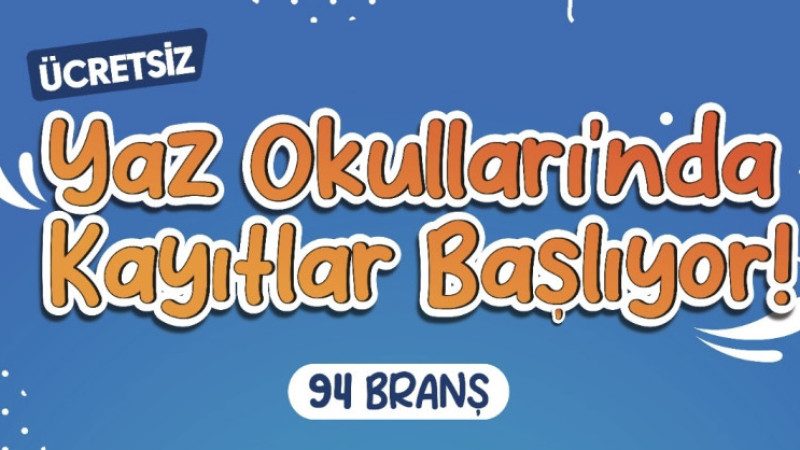 Yaz Okullarında Kayıtlar Başlıyor