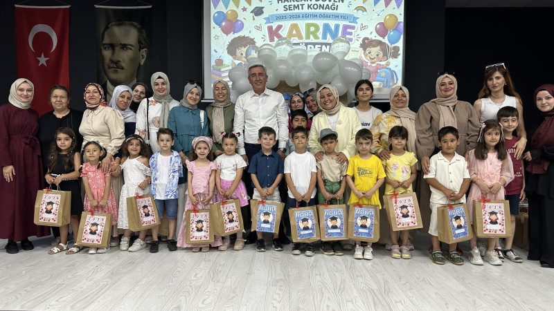 Çocuk Kulüpleri’nde karne coşkusu yaşandı