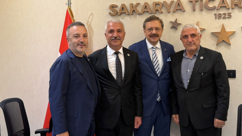 Başkan Aslantaş TOBB Başkanı Hisarcıklıoğlu İle Sakarya’da Bir Araya Geldi