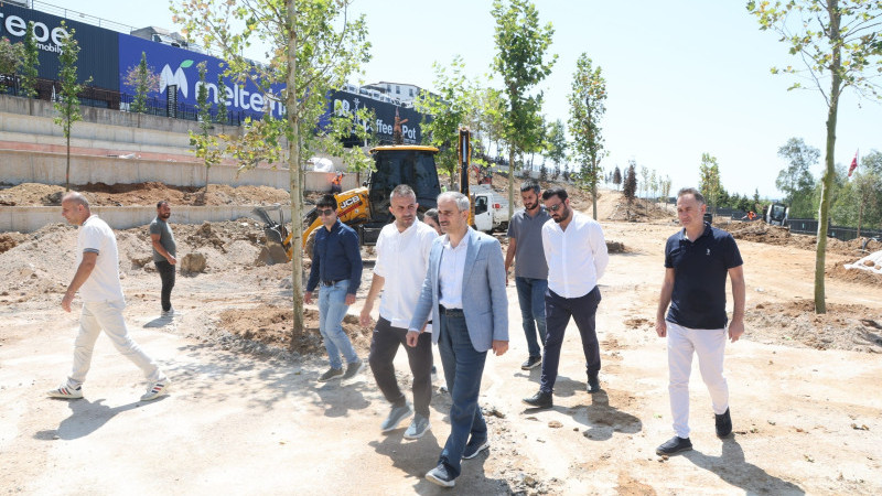 Başkan Çiftçi, FSM Parkı’ndaki çalışmaları inceledi
