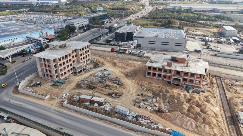 Doğa Madencilik Meslek Lisesi’nde kaba inşaat tamamlandı